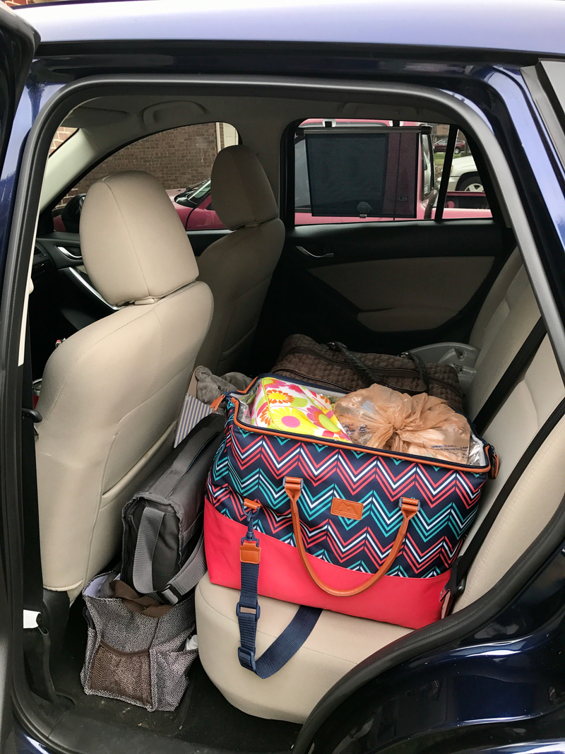 Illustration for article titled An overnight trip with a six-week-old means...
